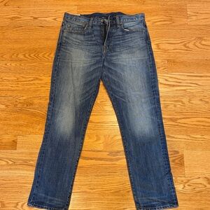 J. Crew Men's Straight Blue Jeans